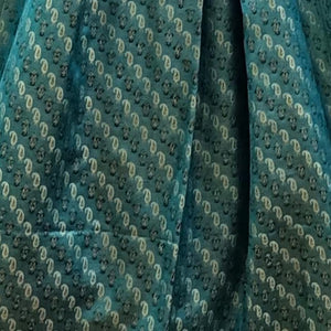 Sea Green Benarasi Silk Stole