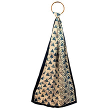 Load image into Gallery viewer, Silk Polka Dots &amp; Triangle Stole
