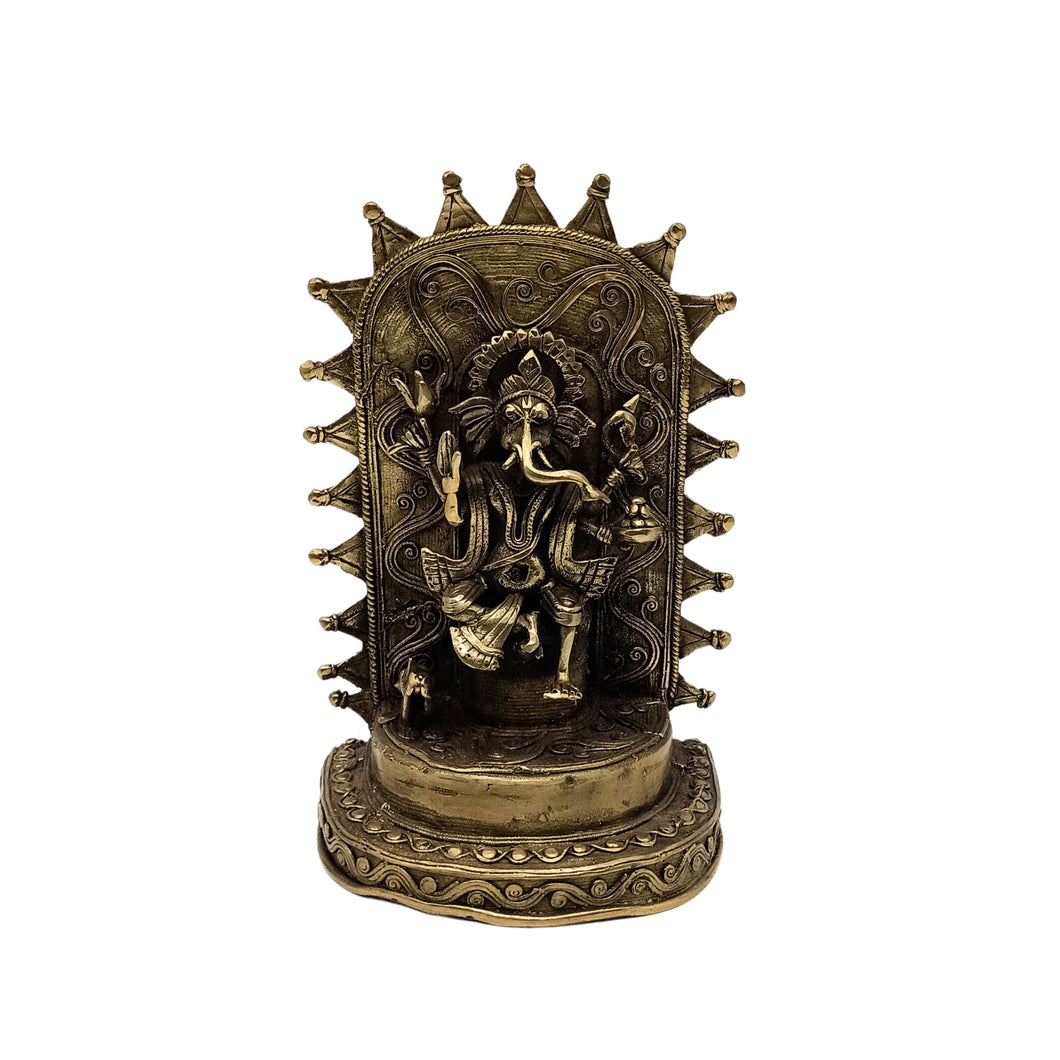 Sitting Ganesh On Throne