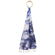 Load image into Gallery viewer, Sky Bloom Batik Stole
