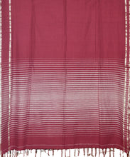 Load image into Gallery viewer, Sliver Zari Border Cotton Saree
