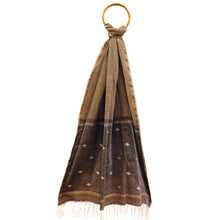 Load image into Gallery viewer, Zari Stripes Jamdani Motif Stole
