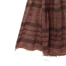 Load image into Gallery viewer, Stripes With Jamdani Motif Dupatta
