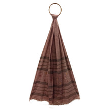 Load image into Gallery viewer, Stripes With Jamdani Motif Dupatta
