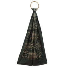 Load image into Gallery viewer, Tassar Bottle Green Printed Stole
