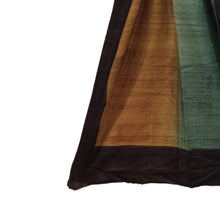 Load image into Gallery viewer, Tassar Brown &amp; Green Printed Stole
