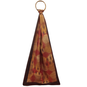 Tassar Brown & Yellow Stole