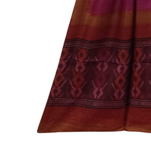 Load image into Gallery viewer, Tassar Maroon Printed Stole
