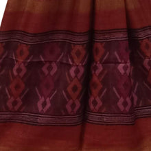 Load image into Gallery viewer, Tassar Maroon Printed Stole
