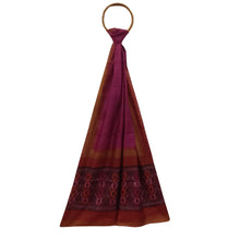 Load image into Gallery viewer, Tassar Maroon Printed Stole
