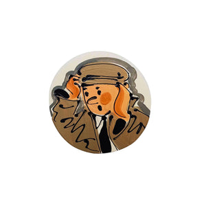 Tintin In Hat Design Magnet
