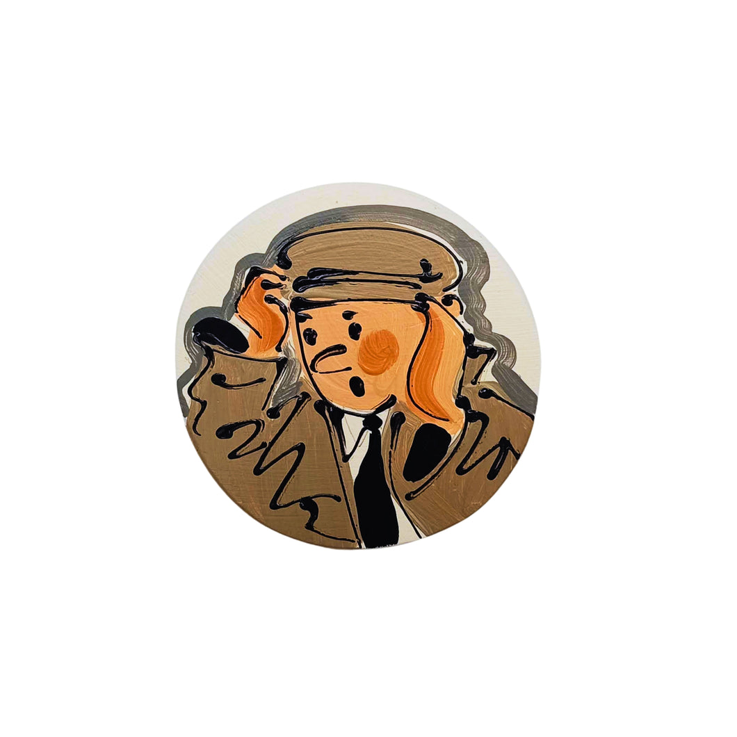 Tintin In Hat Design Magnet