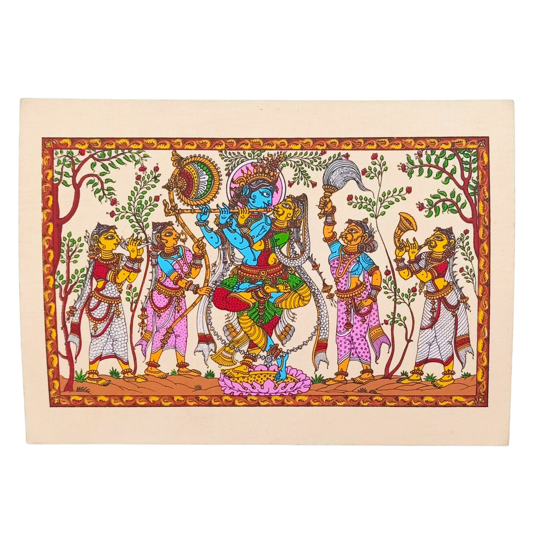 Tussar Radha Krishna Painting
