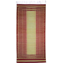 Load image into Gallery viewer, Red Border Design Madur Floor Mat
