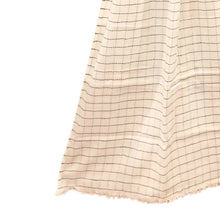 Load image into Gallery viewer, Black Checks Kantha Stitched Stole
