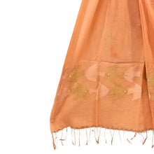 Load image into Gallery viewer, Orange Fish Kantha Stitched Stole
