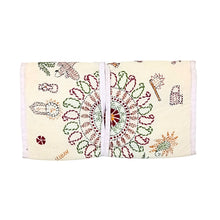 Load image into Gallery viewer, Village Tales Kantha Stitched Jewellery Purse
