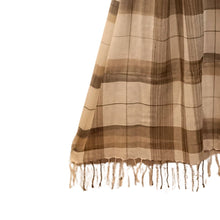 Load image into Gallery viewer, Warm Sand Check Stole
