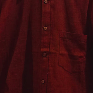 Cotton Maroon Shirt