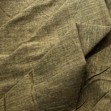 Load image into Gallery viewer, Natural Dye Handwoven Olive Green  Textured Fabric
