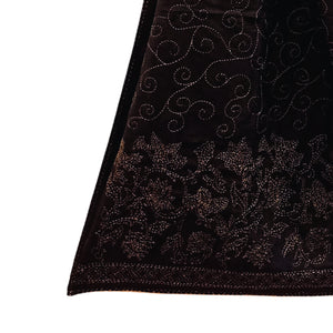 Black & White Silk Reversible Stole