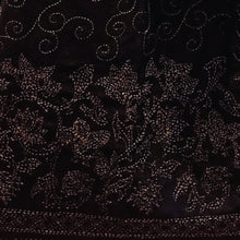 Load image into Gallery viewer, Black &amp; White Silk Reversible Stole
