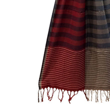 Load image into Gallery viewer, Redwood Stripe Artisan Stole
