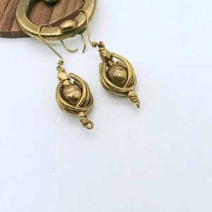 Dhokra Ball Earring