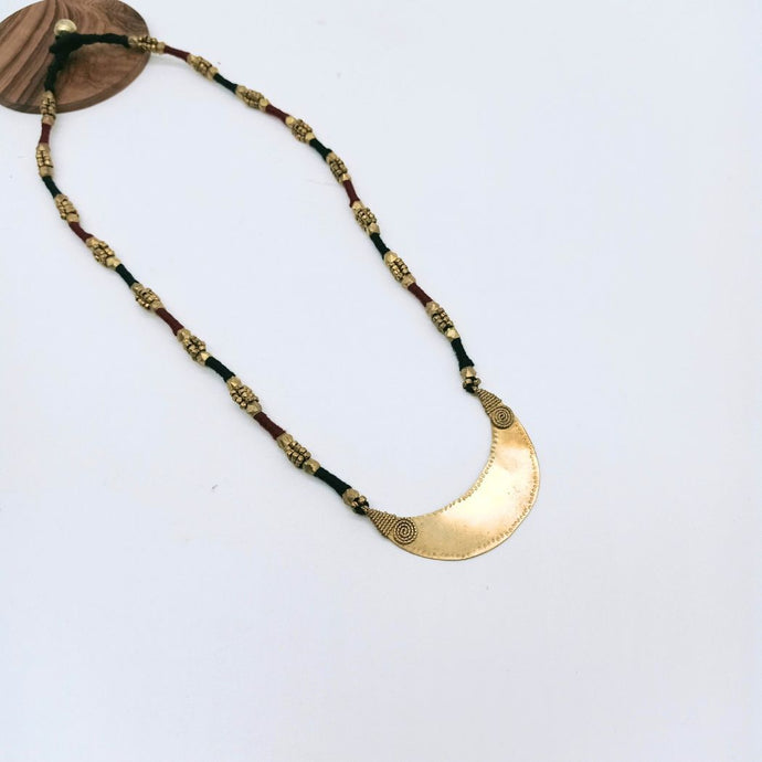 Half Circle Pendent Necklace