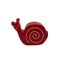 Load image into Gallery viewer, Red Snail Money Bank

