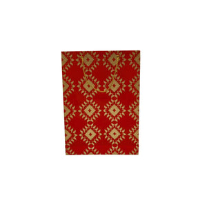 Red Diamond Shape Printed Gift Bag-Medium