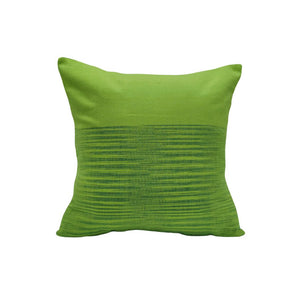 Green Stripes Cushion Cover