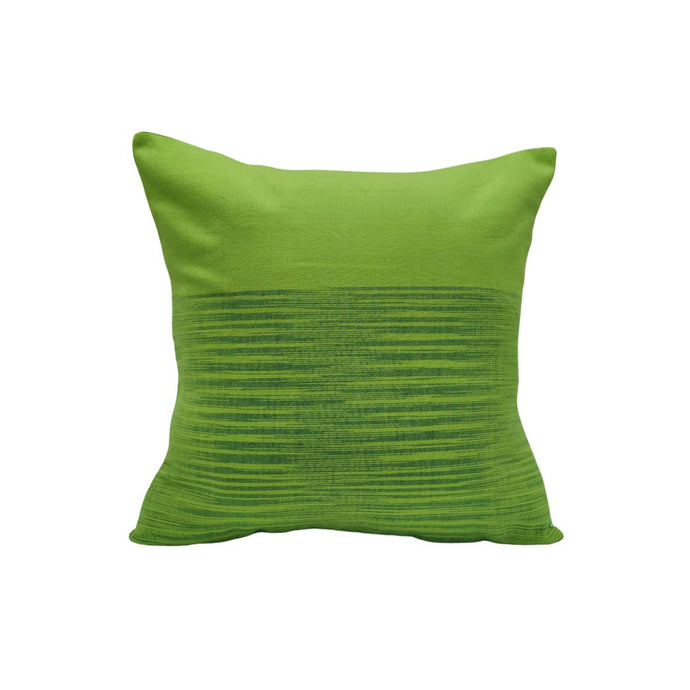 Green Stripes Cushion Cover
