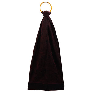 Black & Grey Silk Reversible Stole