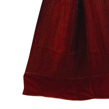 Load image into Gallery viewer, Maroon &amp; Black Silk Reversible Stole
