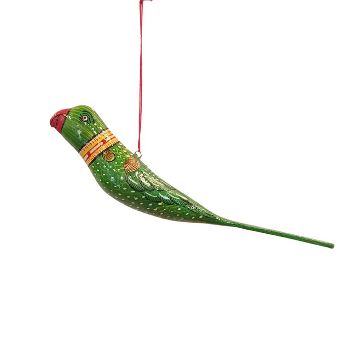 Green Parrot Bird Hanging