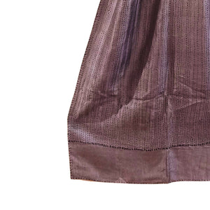Maroon & Grey  Silk Reversible Stole