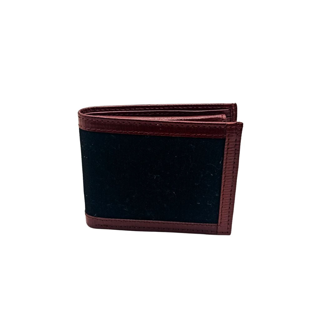 Brown Leather Border Wallet – Sasha Fair Trade Shop