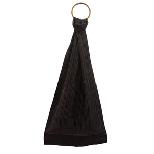 Navy Blue & Black  Silk Reversible Stole