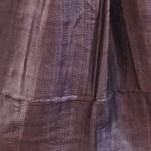 Grey & Navy Blue Silk Reversible Stole