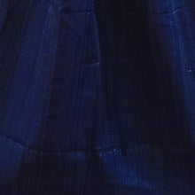 Load image into Gallery viewer, Grey &amp; Navy Blue Silk Reversible Stole
