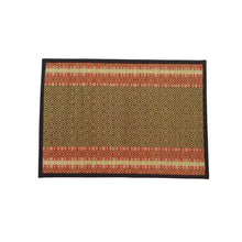 Load image into Gallery viewer, Red Border Table Mat With Runner-Set Of 6
