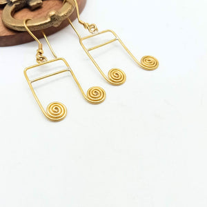 Dokra Spiral Earring