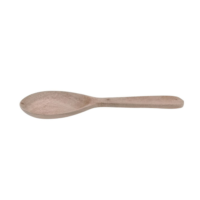 Wooden Oval Serving Spoon
