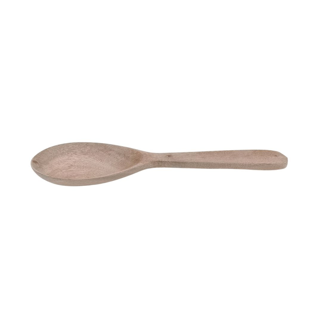 Wooden Oval Serving Spoon