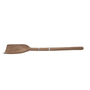 Serving Spoon With Wood & Shell Handle