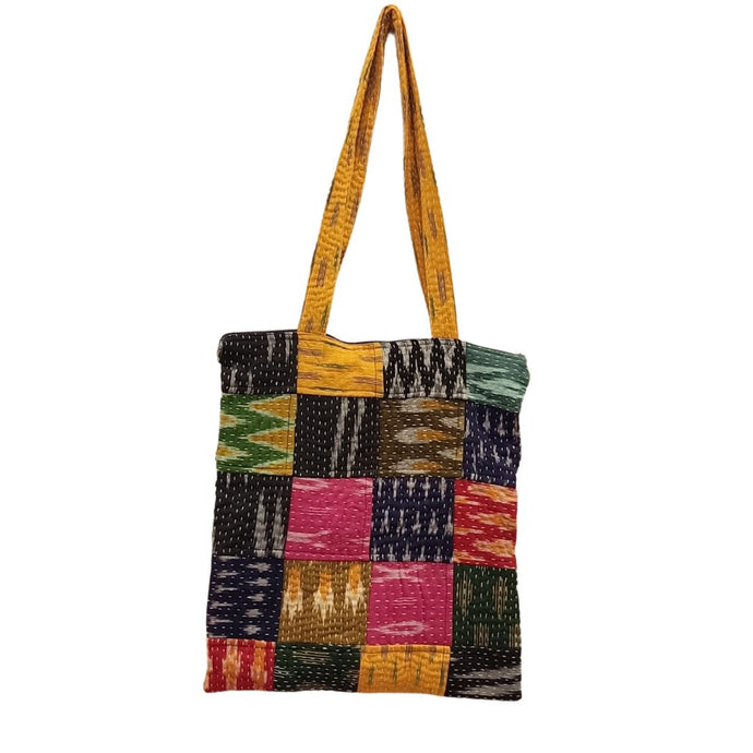 Multicolour Patchwork Shoulder Bag