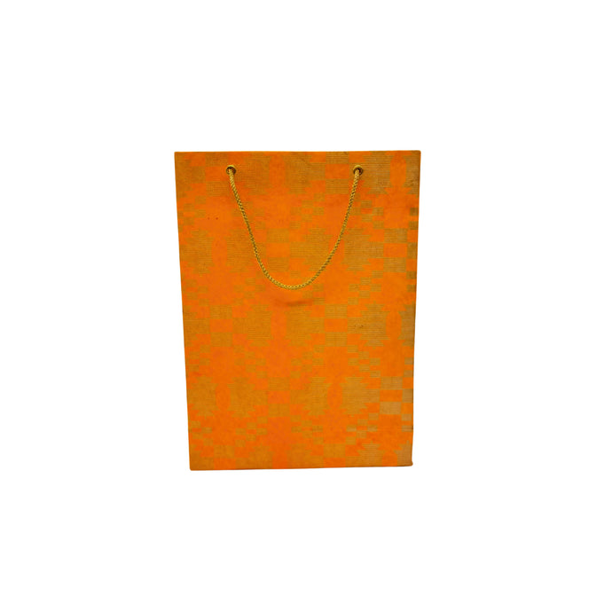 Yellow Printed Gift Bag