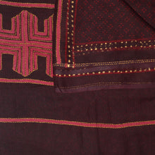 Load image into Gallery viewer, Maroon Embroidered Kota Saree
