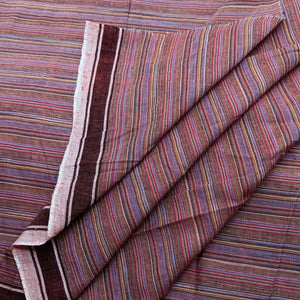 Brown & White Stripes Fabric